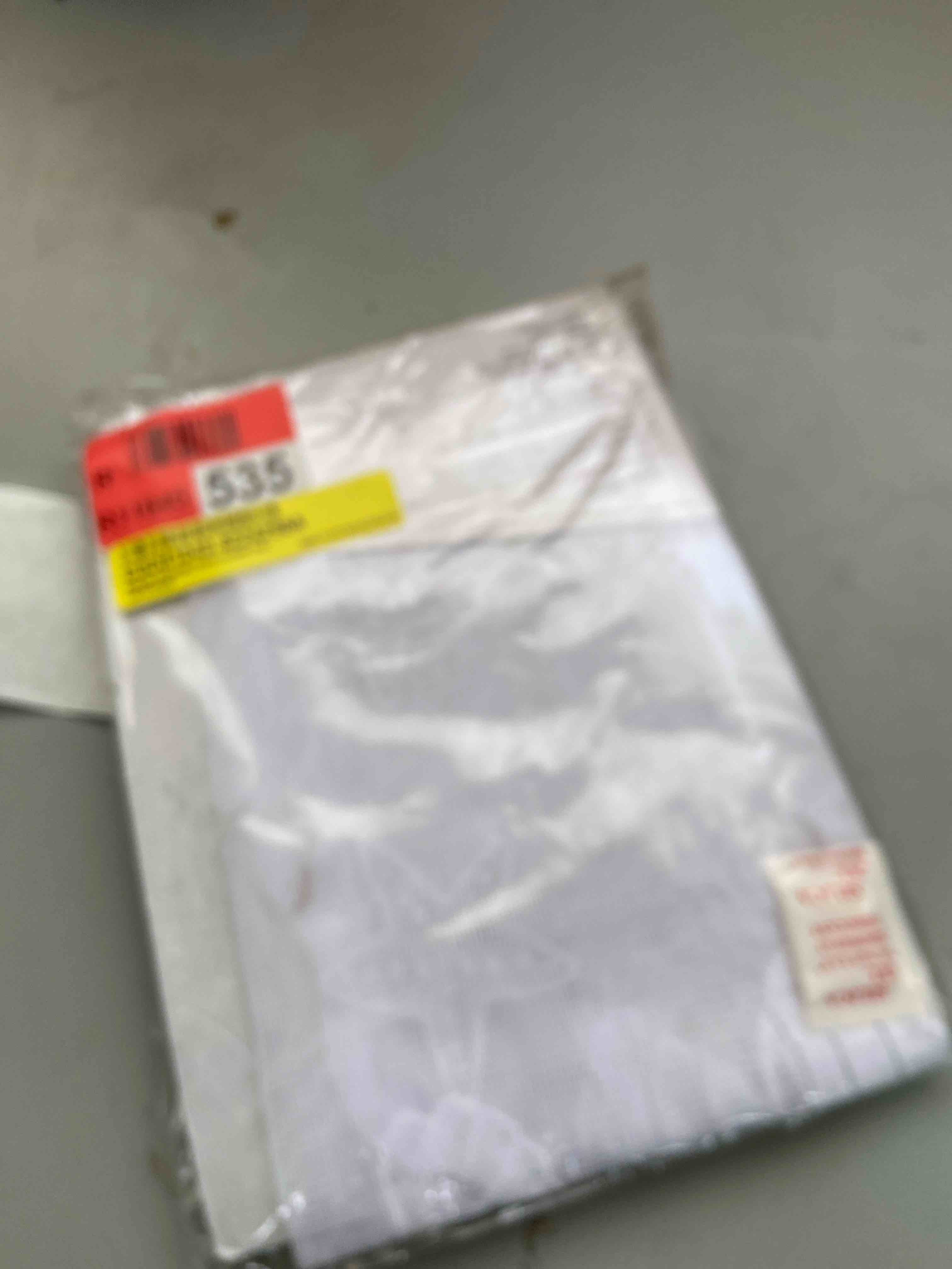 Condition photo showing New/Like New for abigale polyester sheer curtain pair 