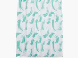 geometric shower curtain 