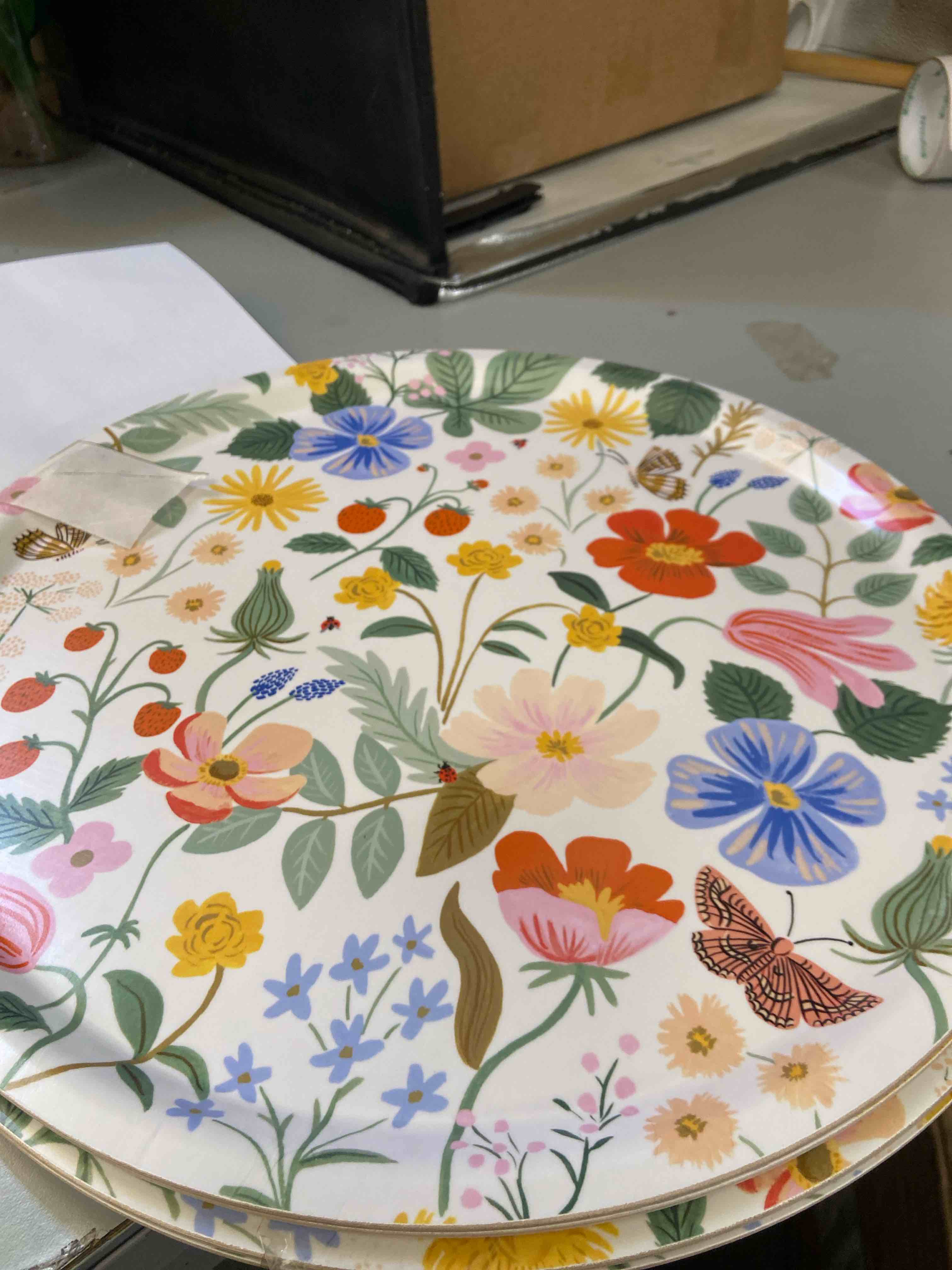 Condition photo showing New/Like New for solid wood serving tray 