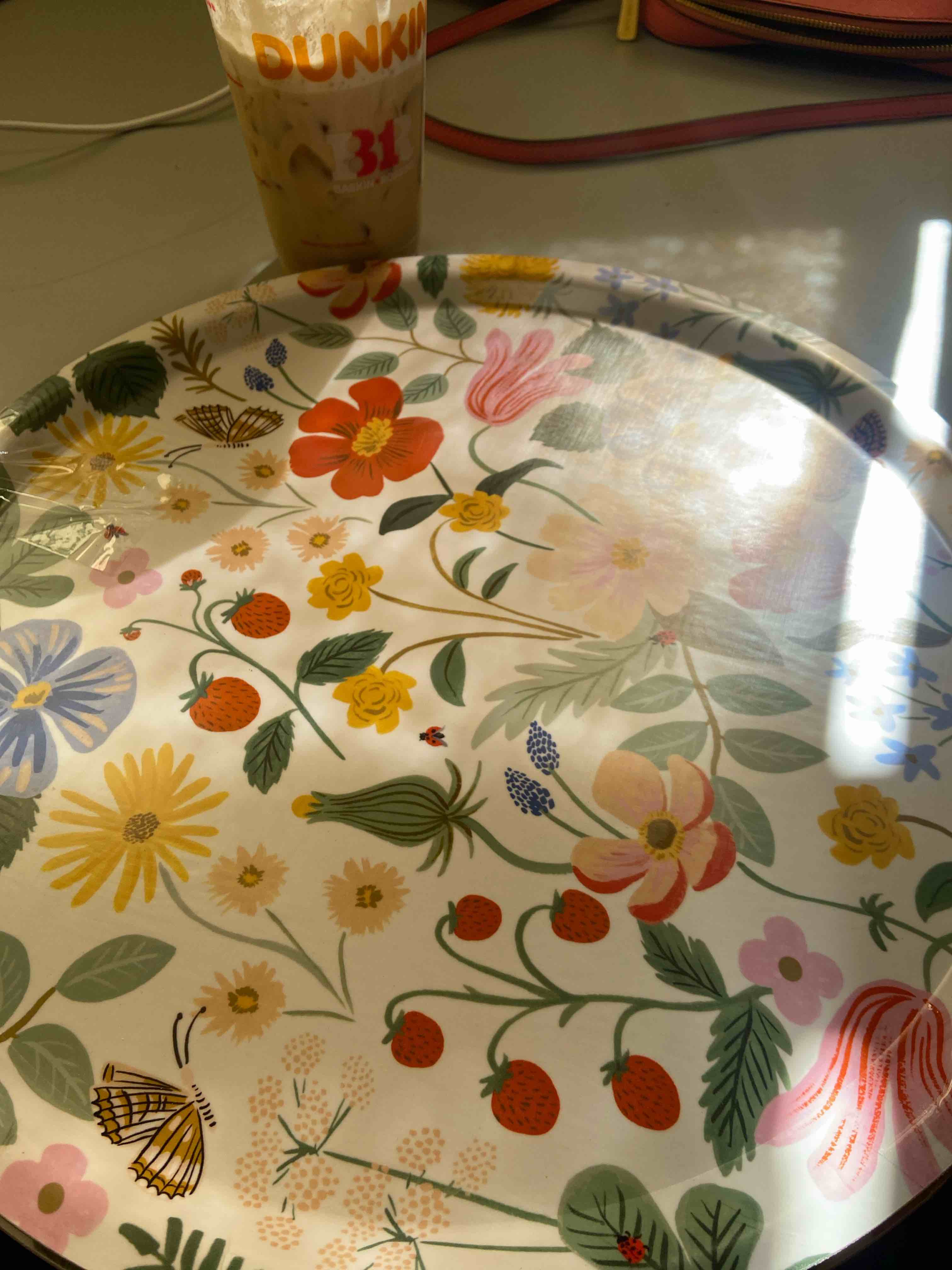 Condition photo showing New/Like New for solid wood serving tray 