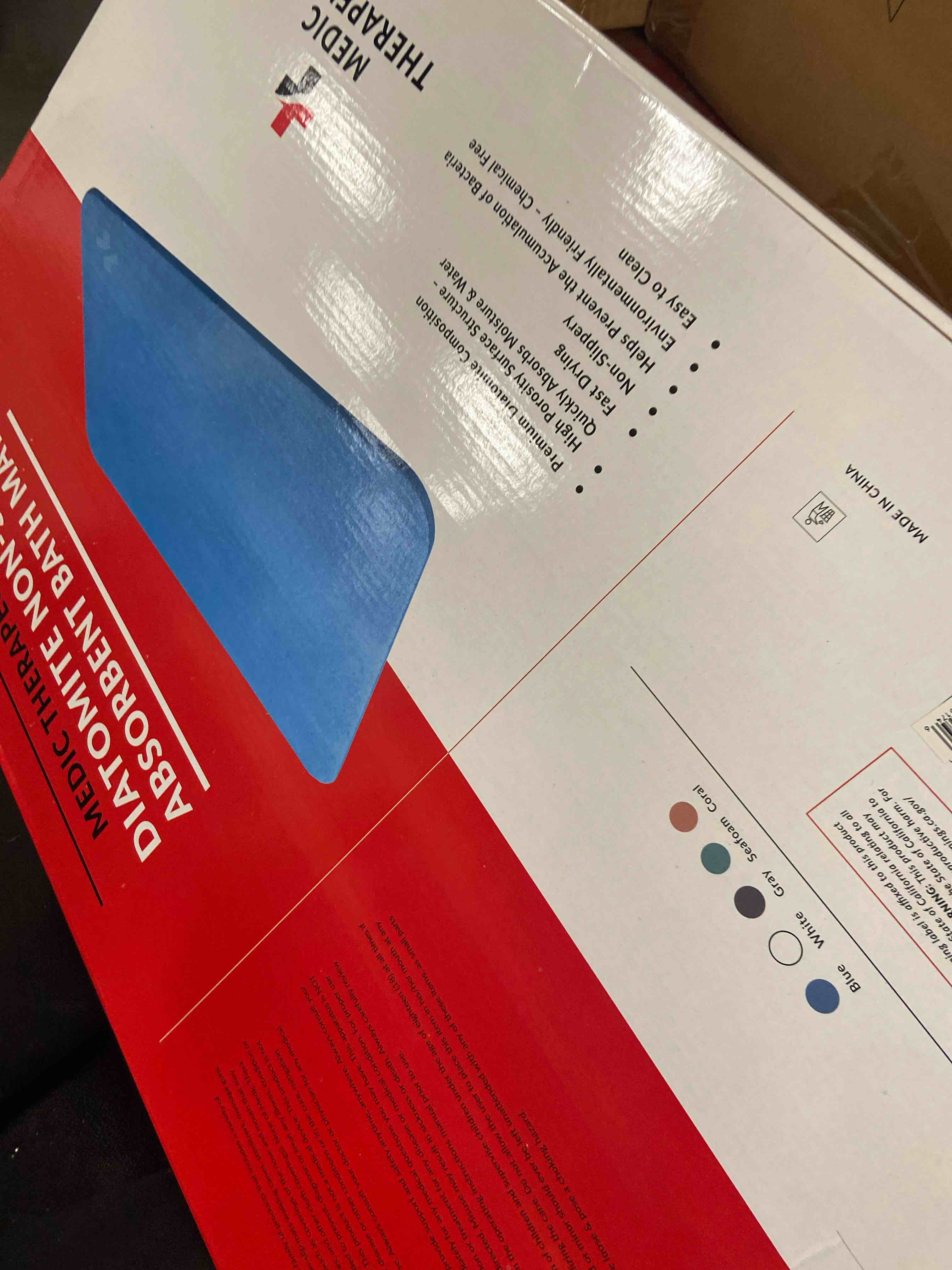 Condition photo showing New/Like New for medic therapeutics 24  x 15  diatomite non-slip quick dry absorbent floor mat