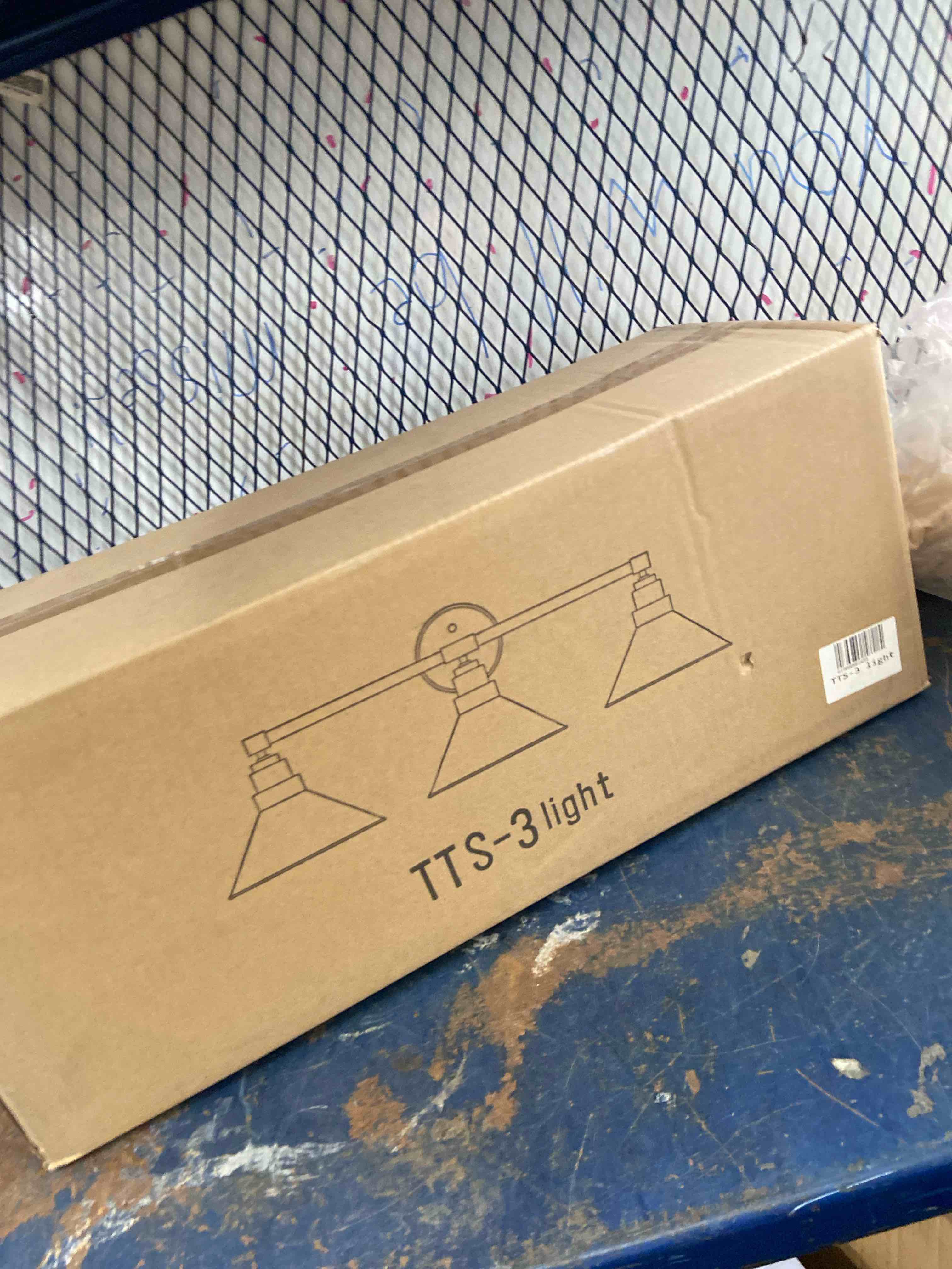 Condition photo showing New/Like New for odeums bathroom vanity lights  3-lights industrial indoor wall mount lights  interior wall sconces  wall lamp for bathroom kitchen living room workshop cafe