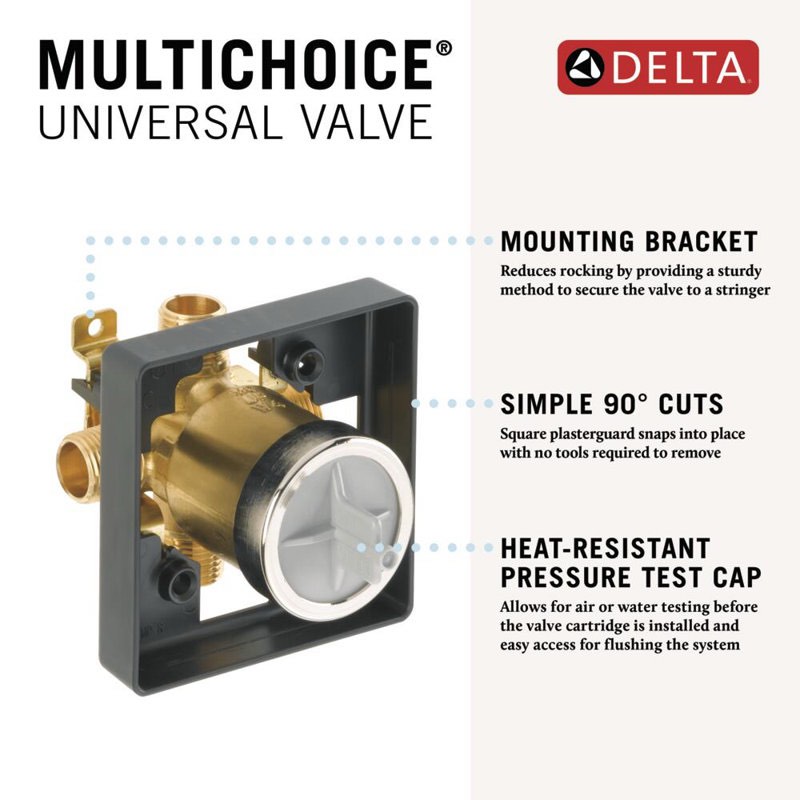  Classic Universal Tub and Shower Universal Thin Wall Valve Body