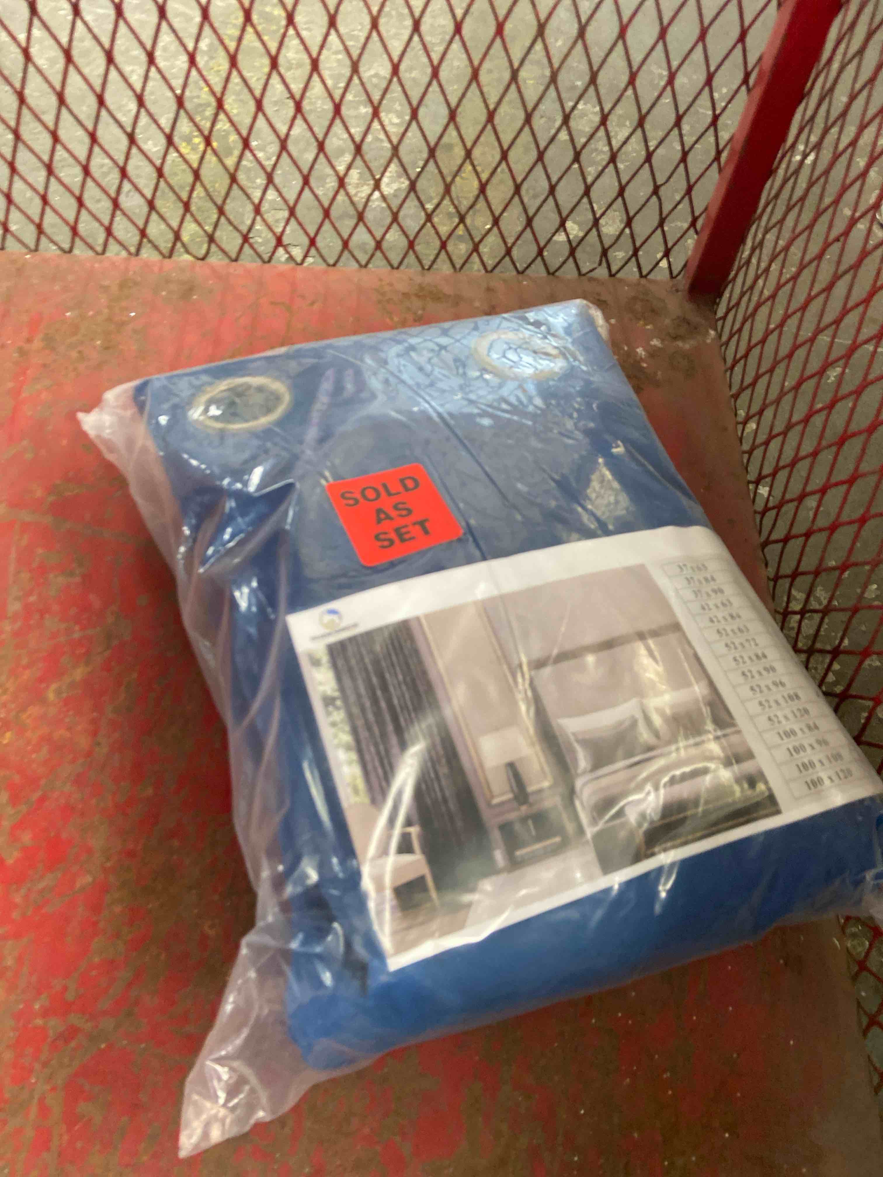 Condition photo showing New/Like New for diraysid royal blue grommet blackout curtains for bedroom thermal insulated room darkening curtains drapes, 42 x 84 inch, 2 panels royal blue 42"w x 84"l (pack of 2)