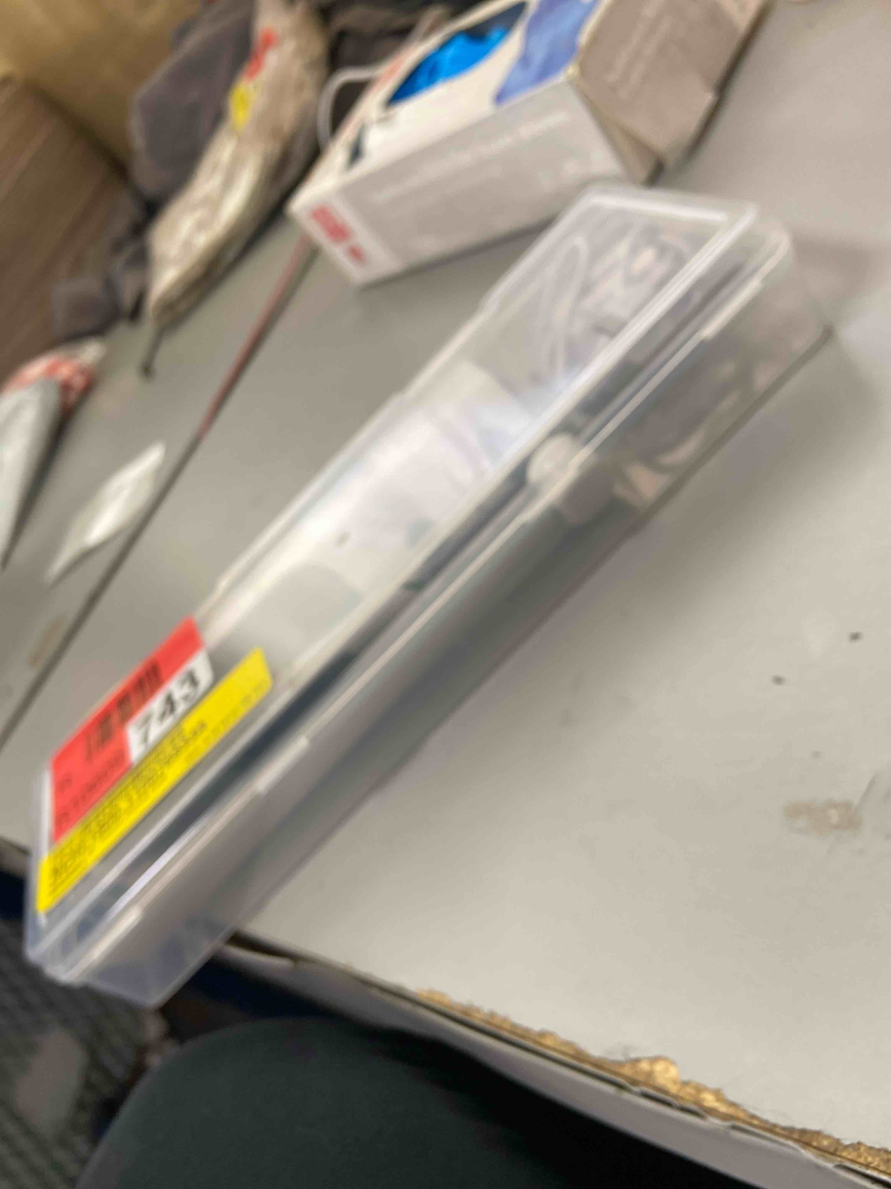 Condition photo showing New/Like New for nutrichef cordless electric knife | easy to use constant on/off safety function button | carve turkey, meats, poultry, bread, cheese & more | lightweight with contoured grip handle | white & grey