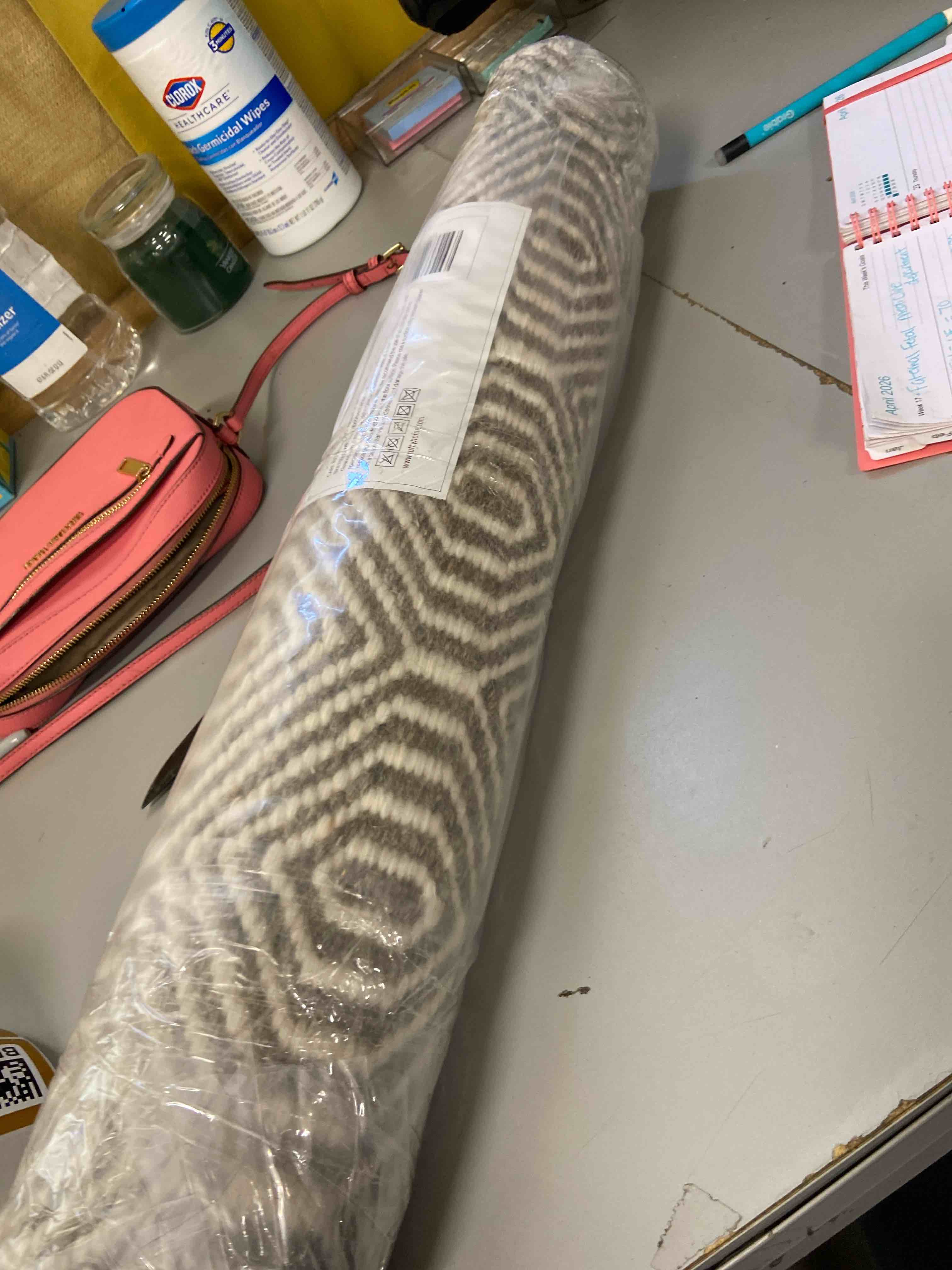 Condition photo showing New/Like New for refetone runner rug, 20"x59" long door mats indoor runners for hallways, non slip rubber backing entry rug, washable entrance floor mat runner for home, kitchen, laundry, living room, garage, camel 20"x 59" camel time cloister