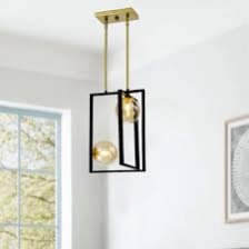 linley 1- light square / rectangle pendant