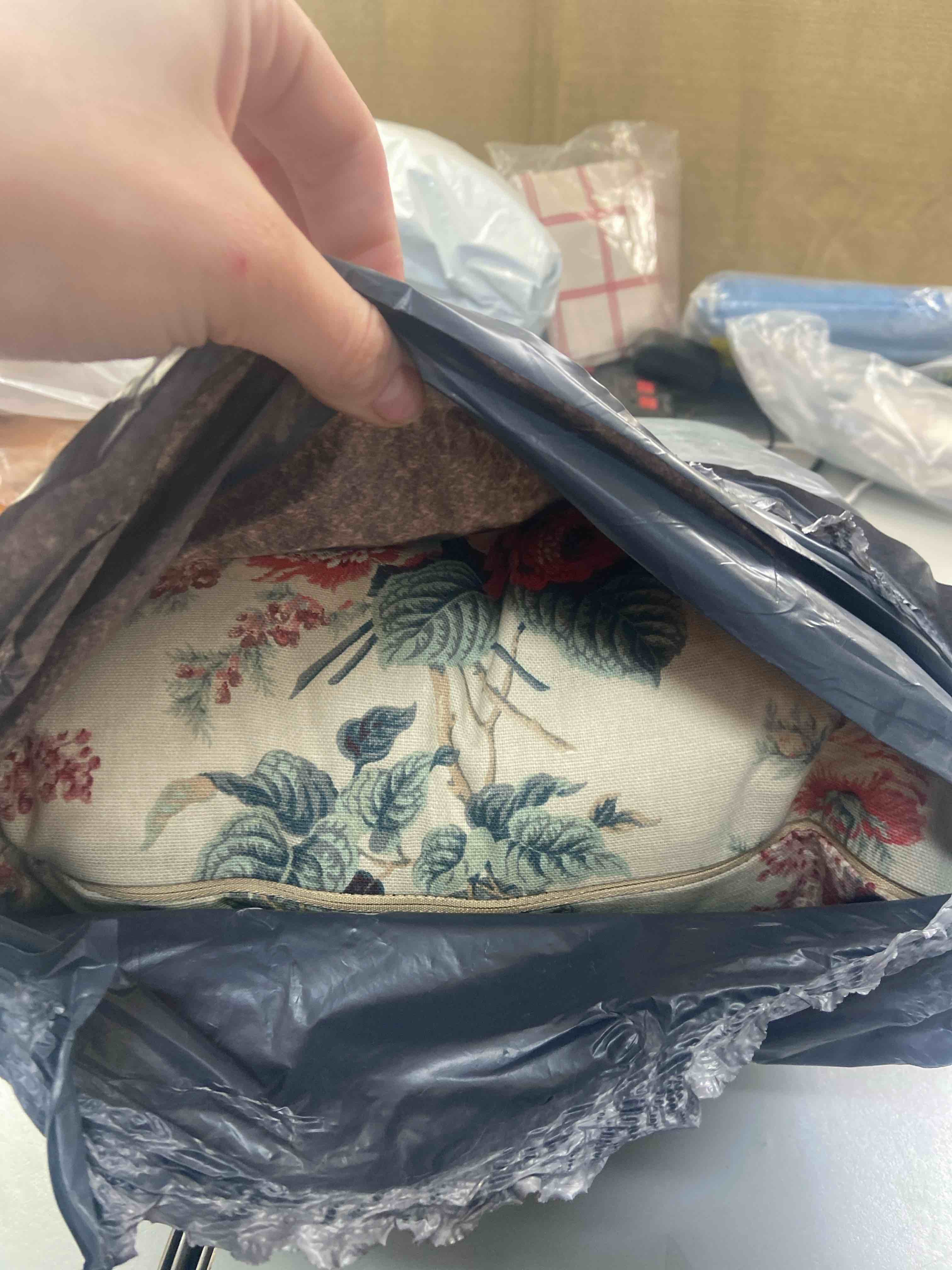 Condition photo showing New/Like New for cherry blossom handmade luxury pillow 4473104373