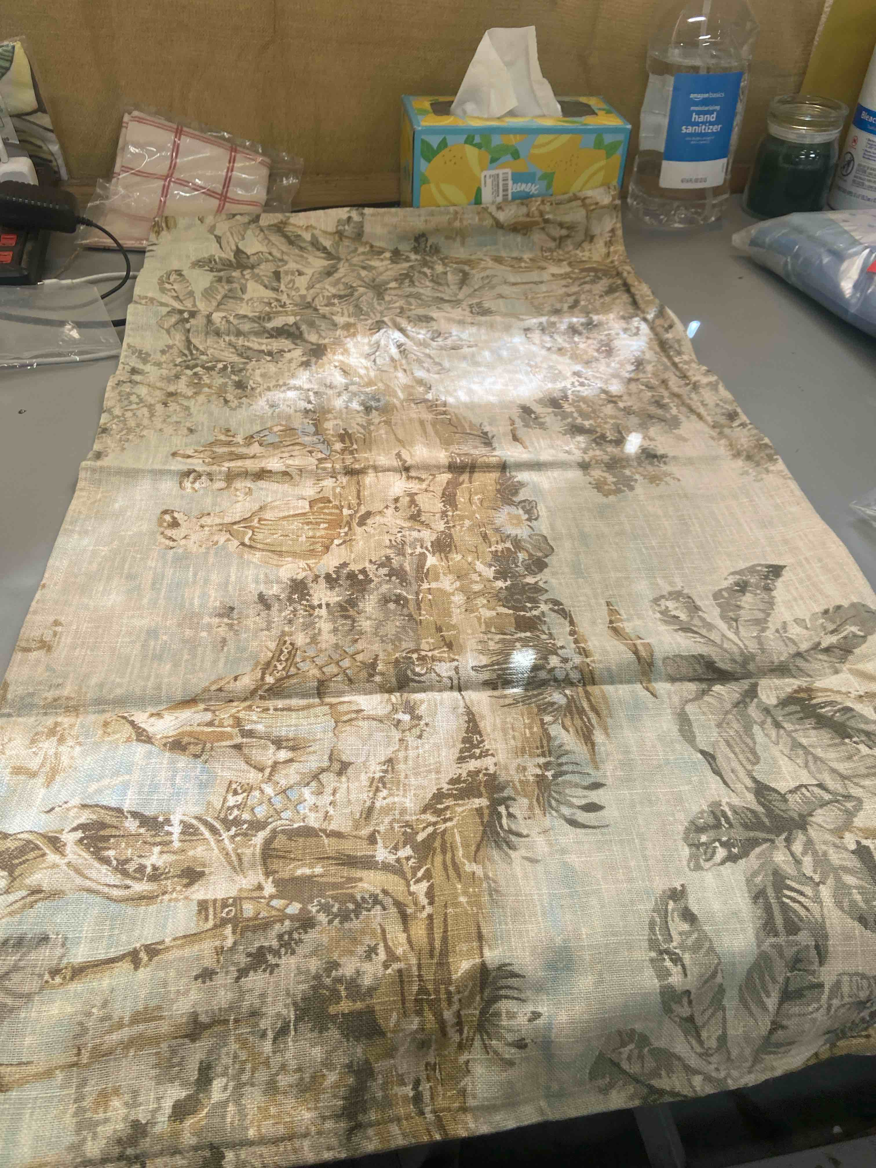 Condition photo showing New/Like New for cullom linen blend zipper sham