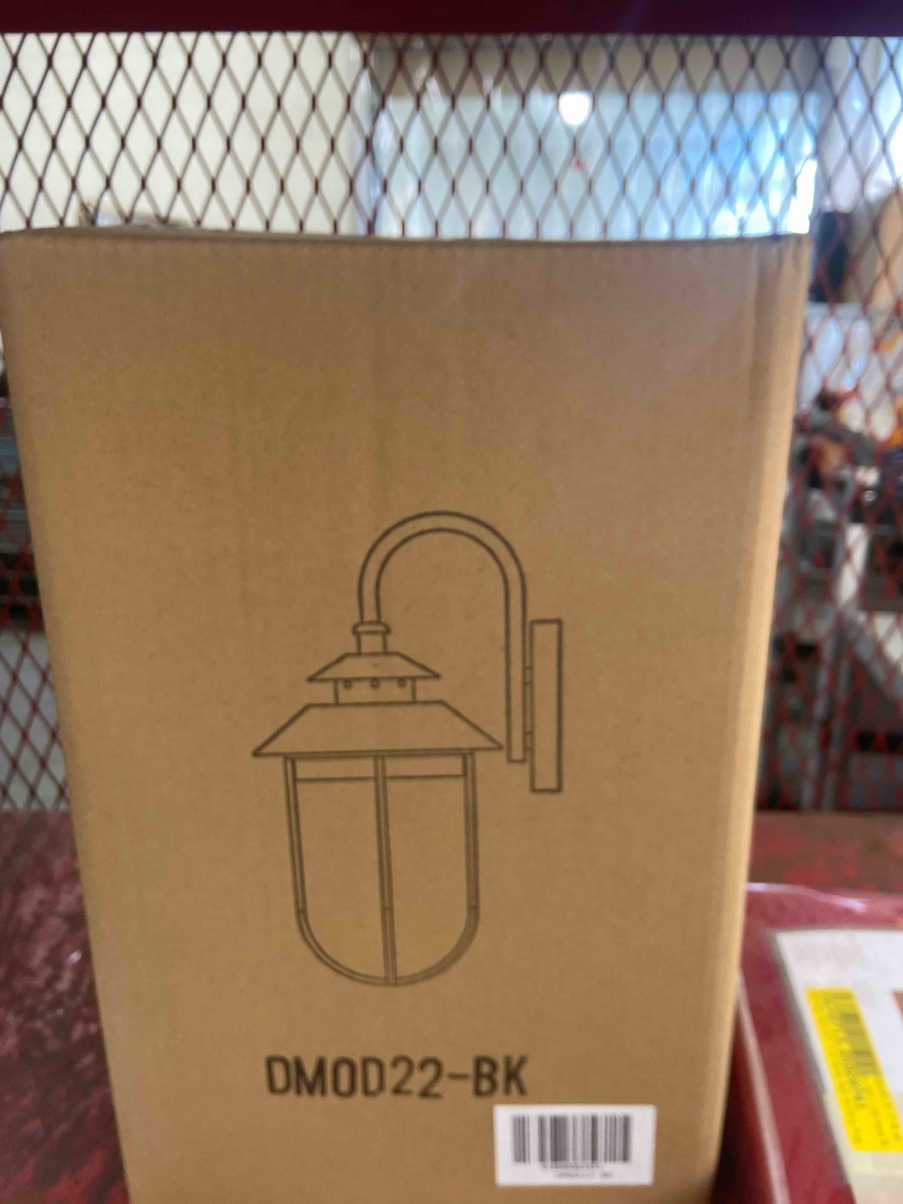 Condition photo showing New/Like New for isidro 14.37   h glass outdoor wall lantern