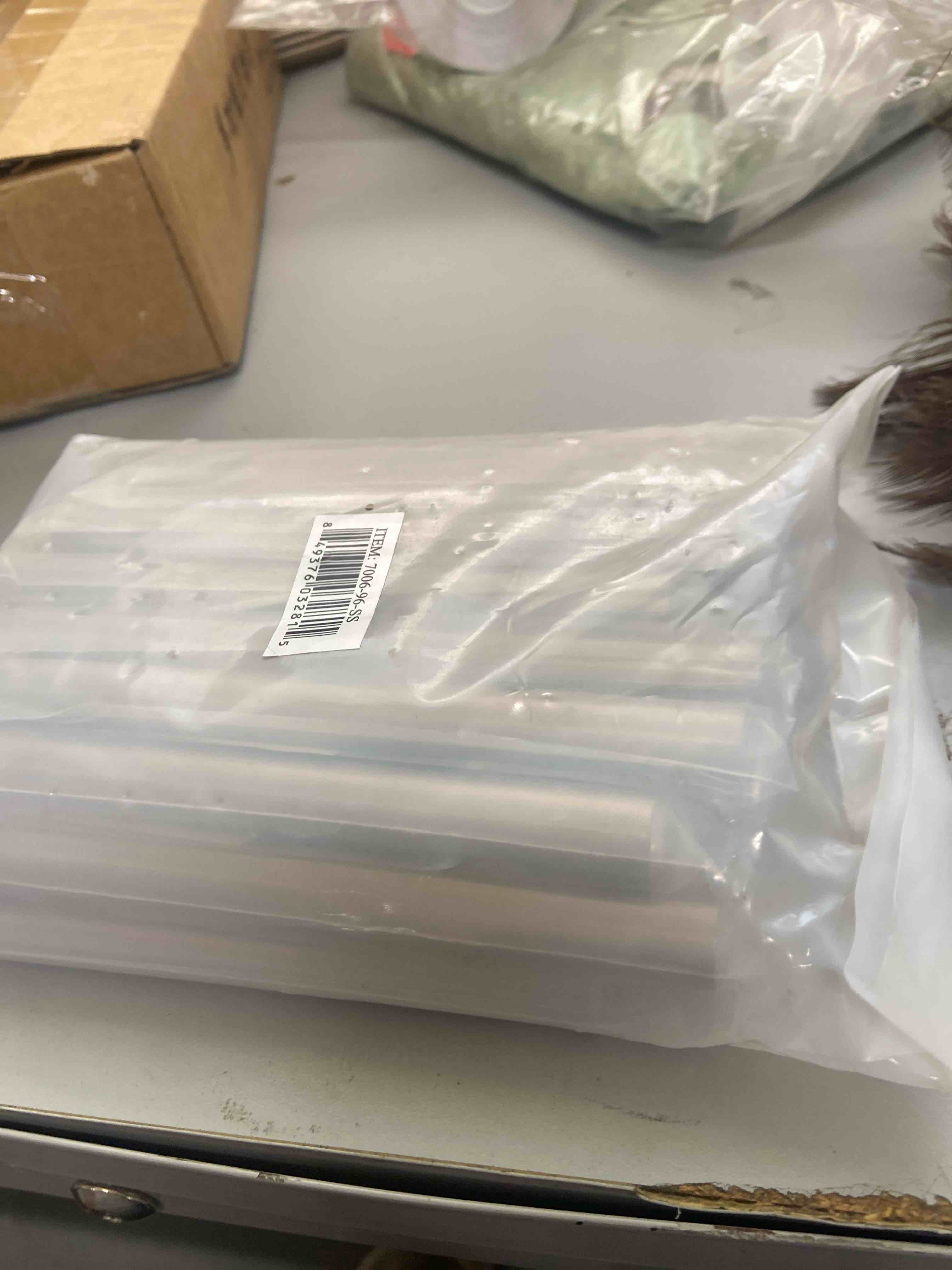 Condition photo showing New/Like New for gliderite 3-3/4 in. center solid thick cabinet bar pulls  stainless steel  pack of 10