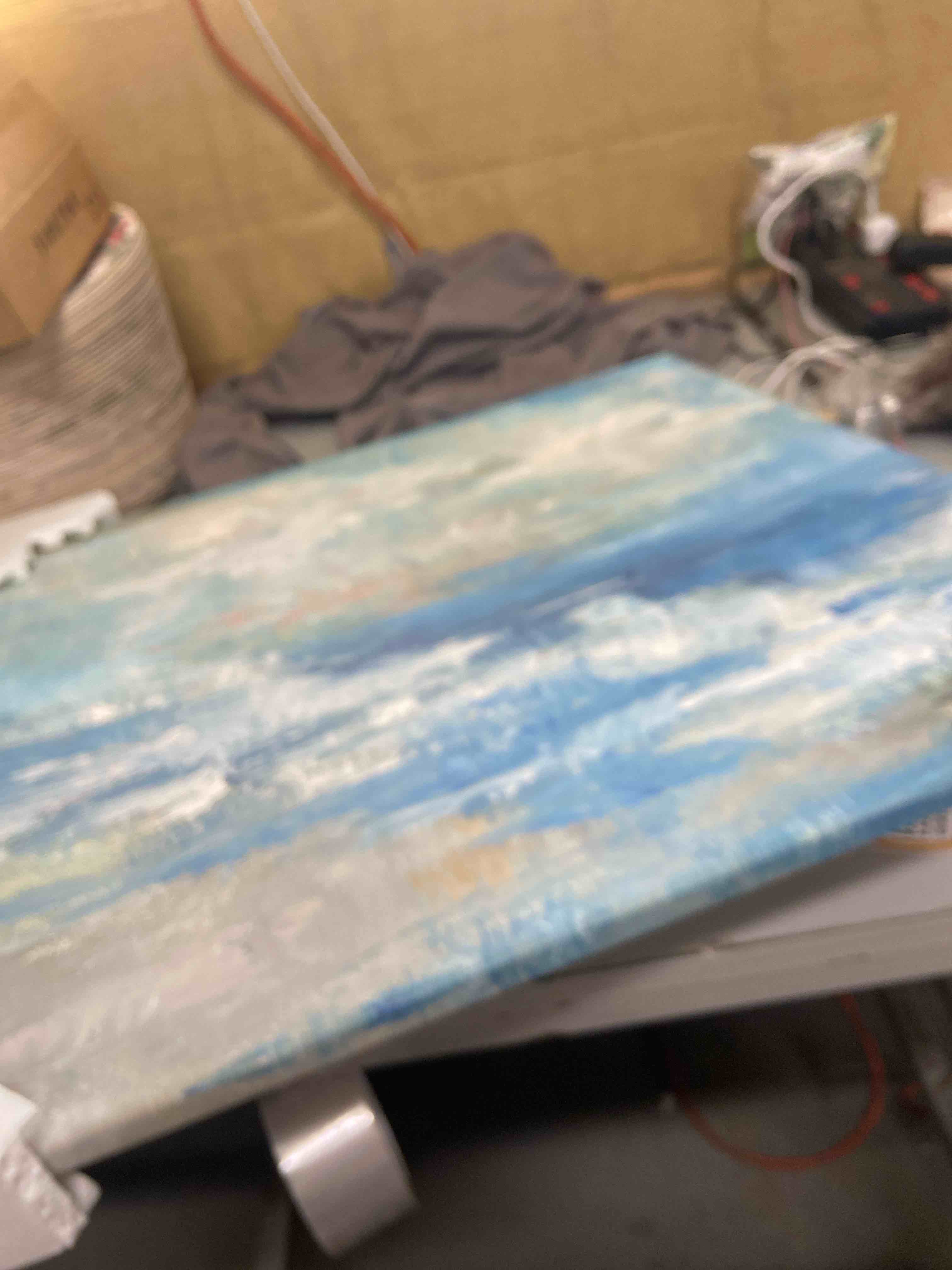 Condition photo showing New/Like New for water whispers il by debi coules - print size: