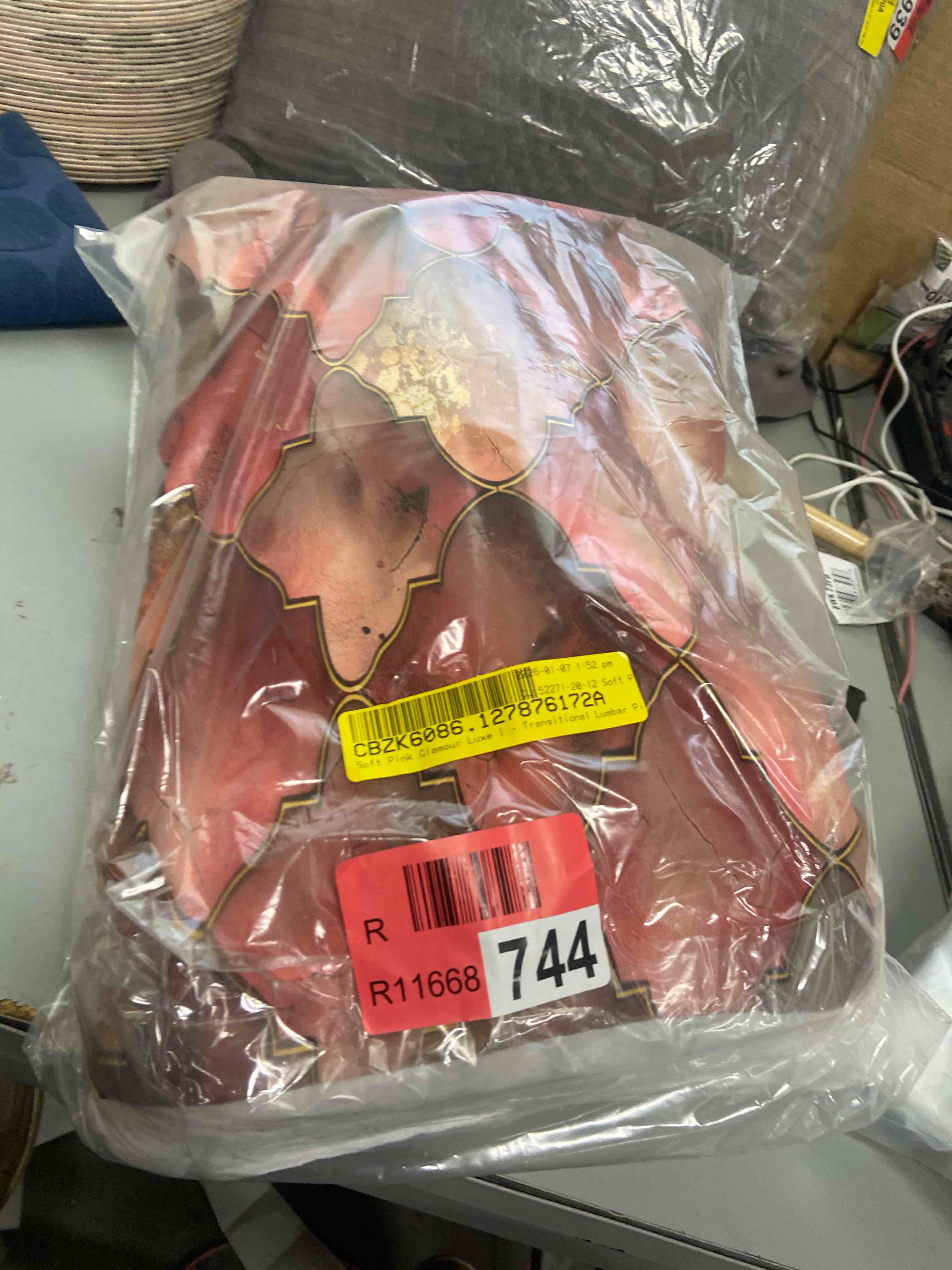 Condition photo showing New/Like New for soft pink glamour luxe i - transitional lumbar pi