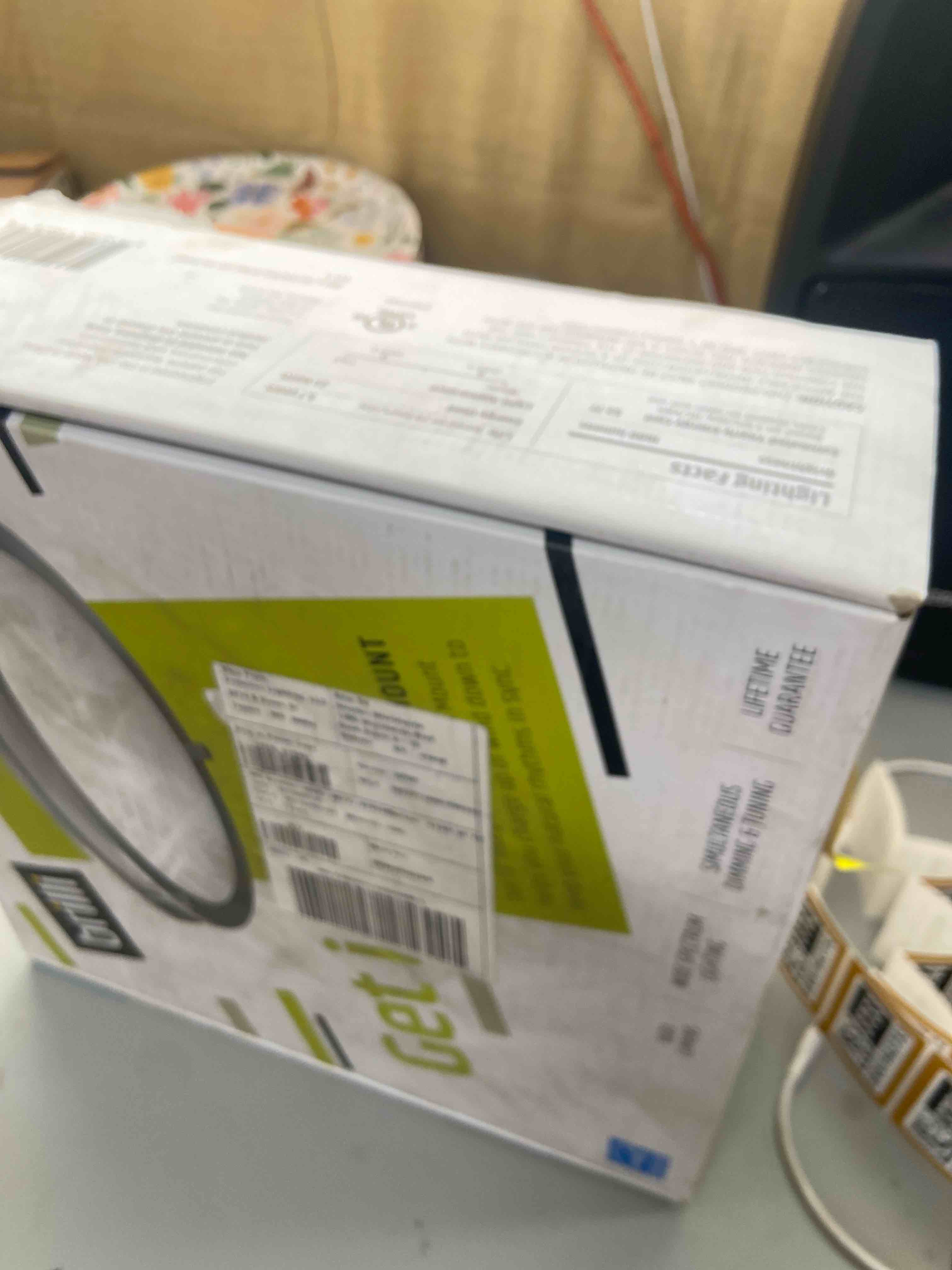 Condition photo showing New/Like New for catalina 23185-000 get in sync circadian wellness led flush mount ceiling light, 13", cool white to warm white