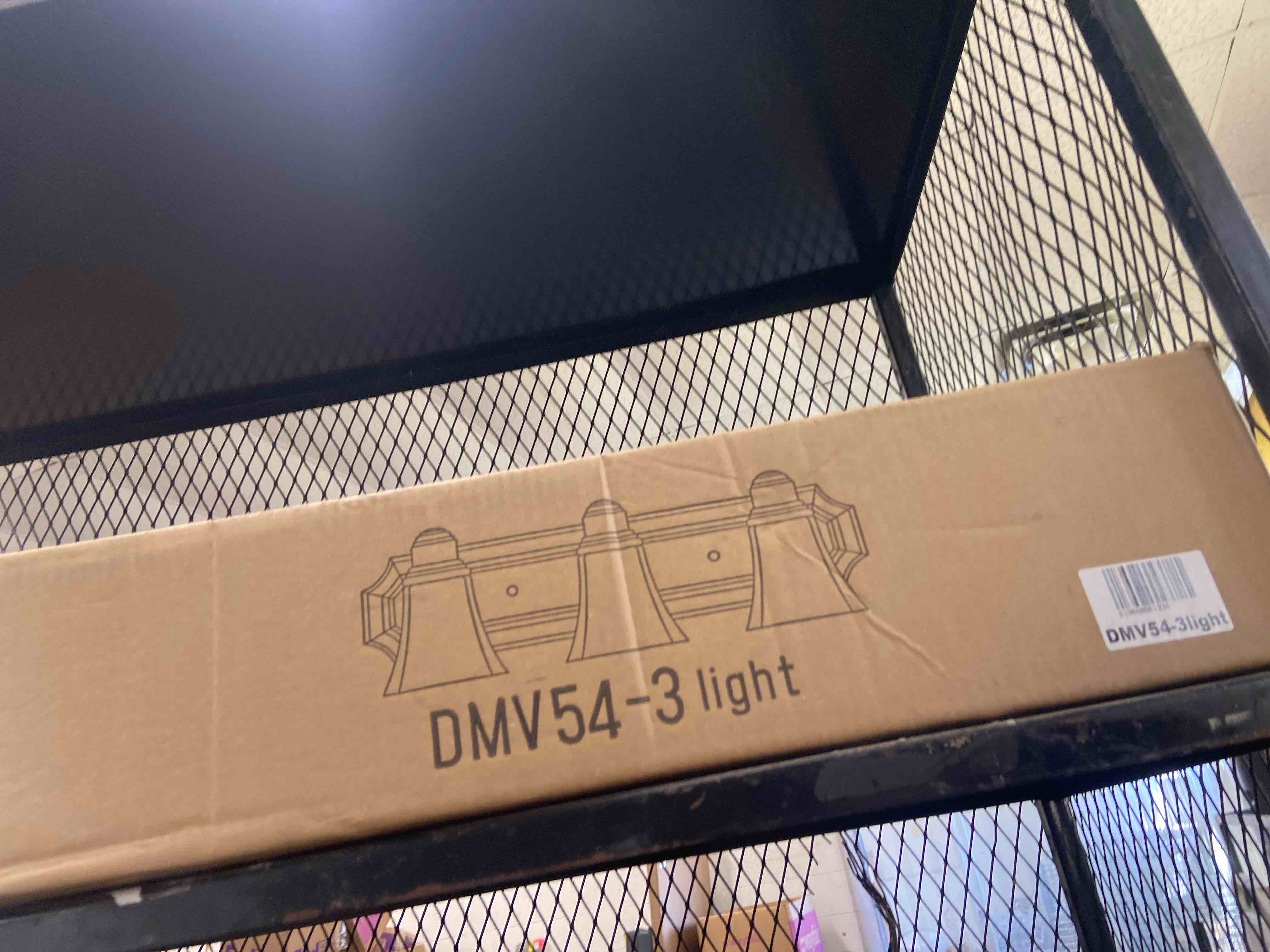 Condition photo showing New/Like New for broumy 4 - light / 3 - light satin nickel vanity light 3 -light 13 to 24 inches