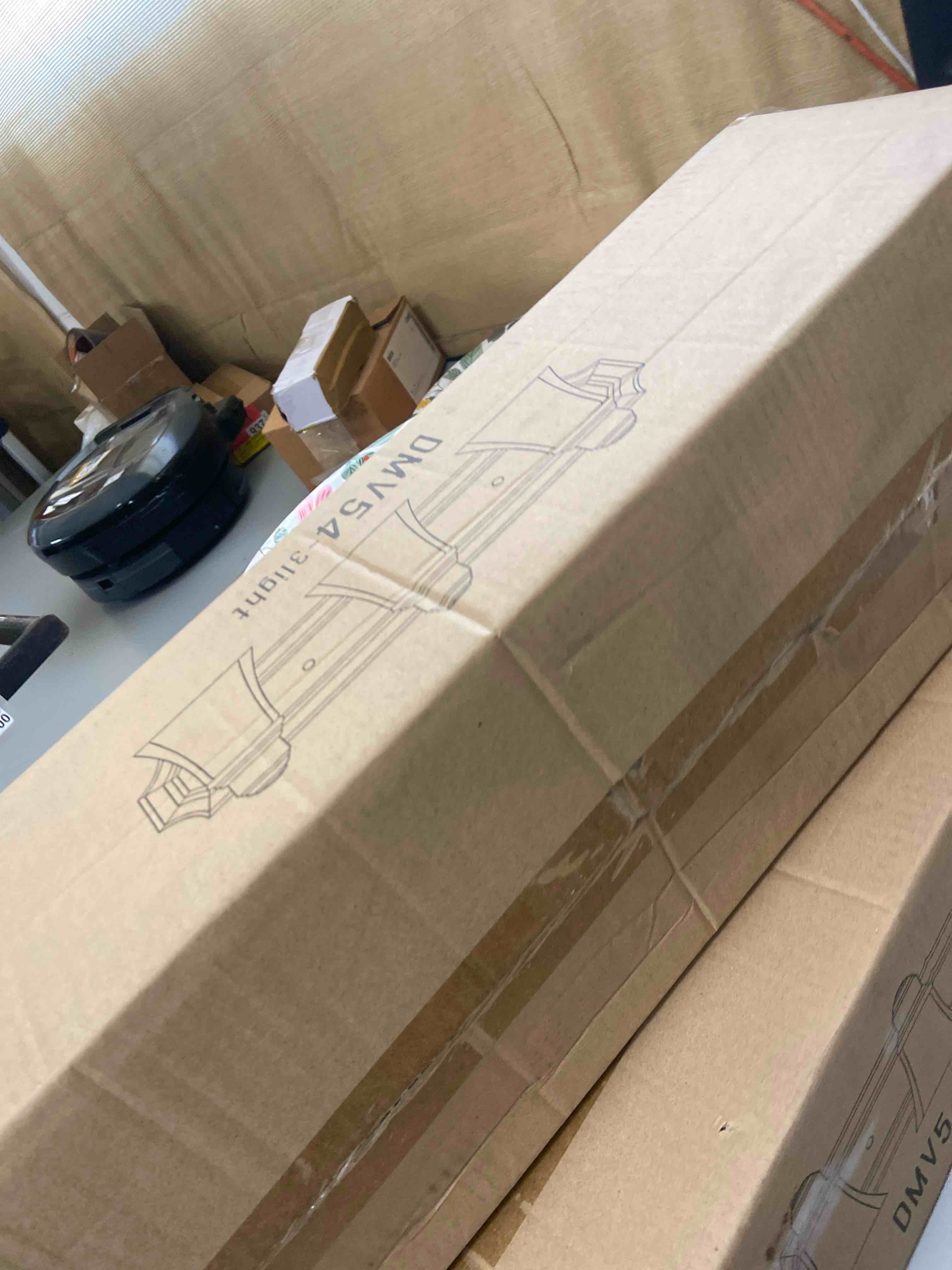 Condition photo showing New/Like New for broumy 4 - light / 3 - light satin nickel vanity light 3 -light 13 to 24 inches