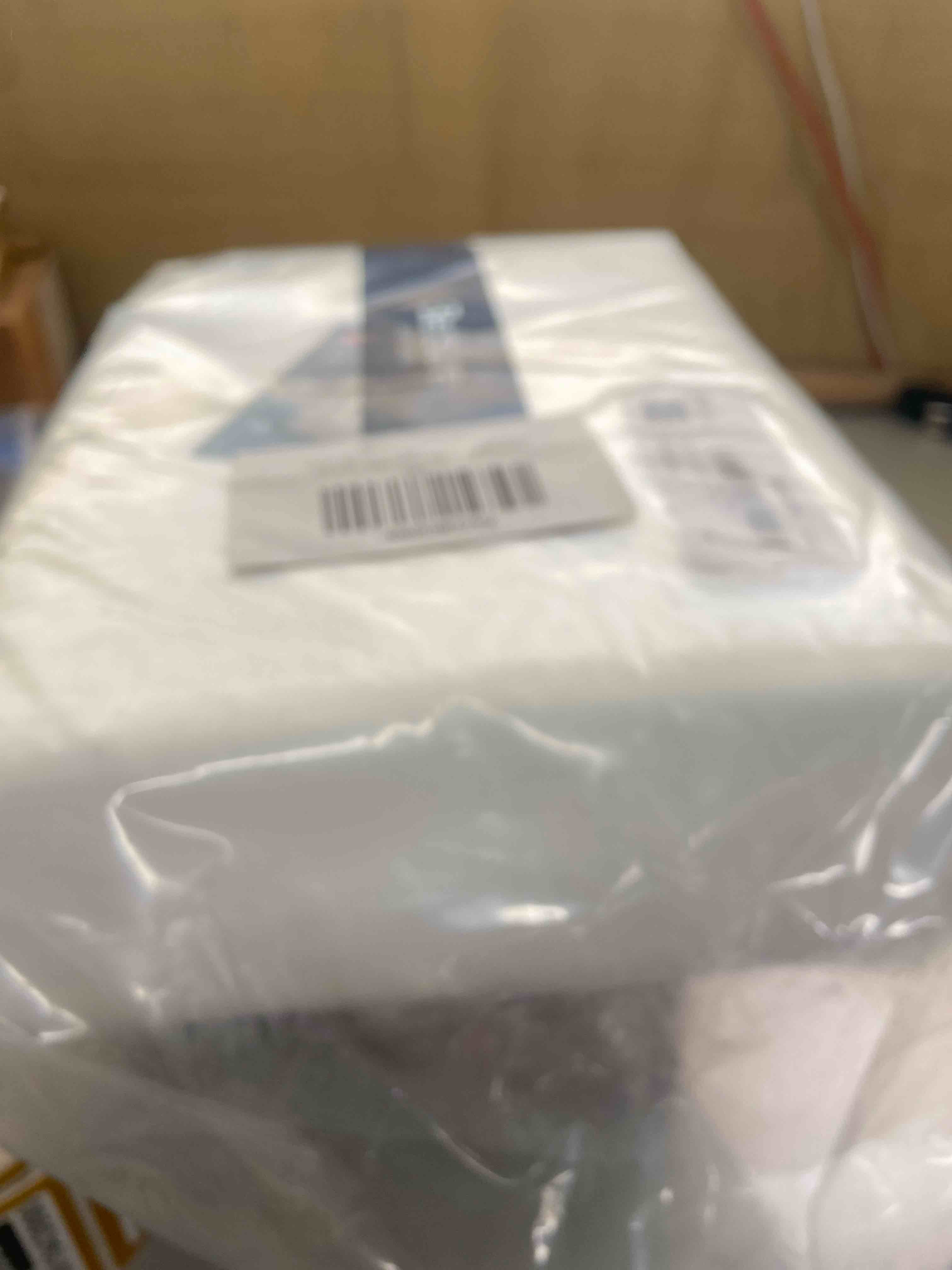 Condition photo showing New/Like New for bedsure california king size duvet cover with fitted sheet - 4 pieces prewashed cotton-like extra soft bedding set, includes 1 duvet cover 104x98 inches, 2 pillow shams, 1 fitted sheet, white 00 - white (no comforter) california king (with fitted sheet)