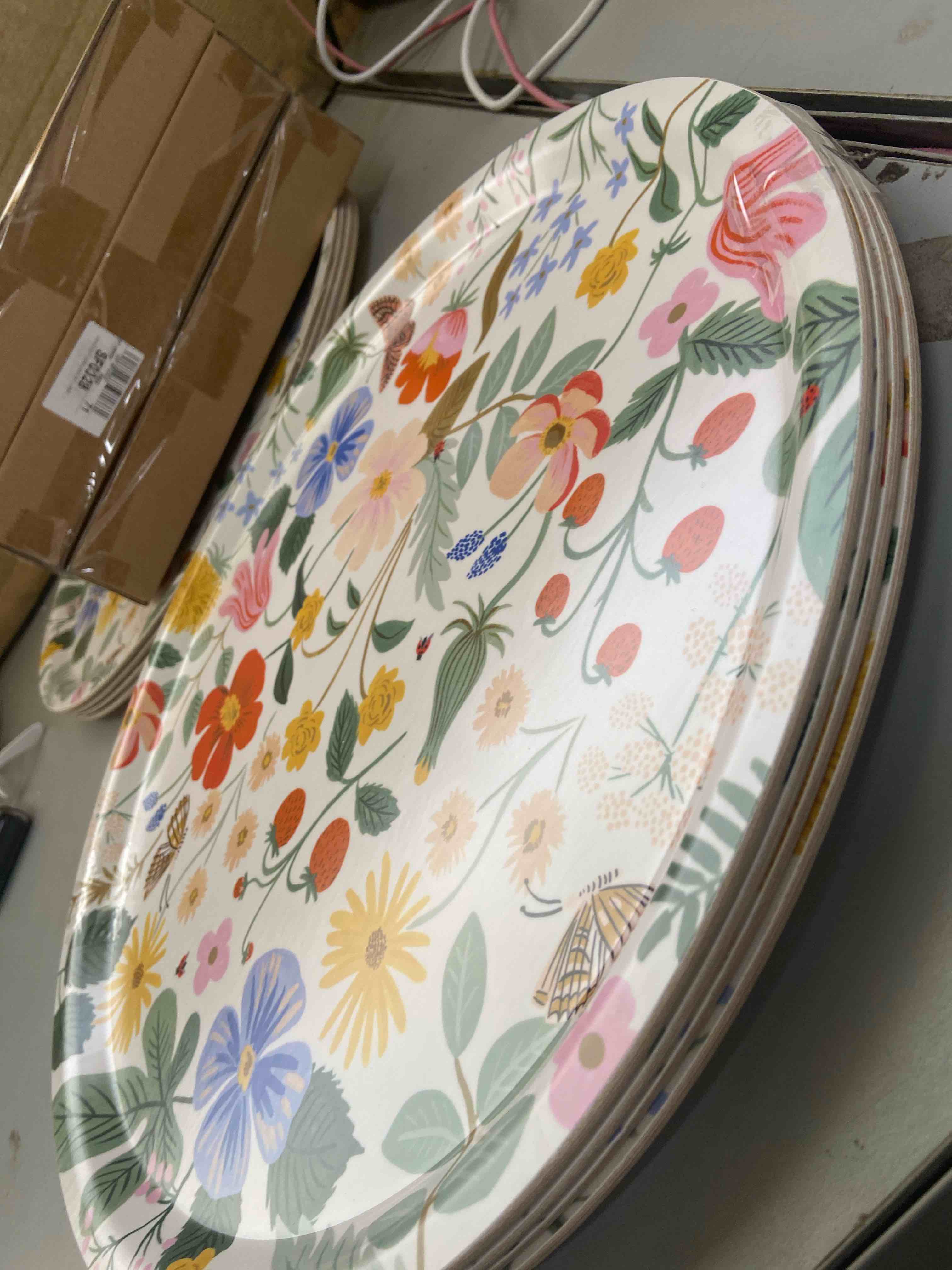 Condition photo showing New/Like New for solid wood serving trays 