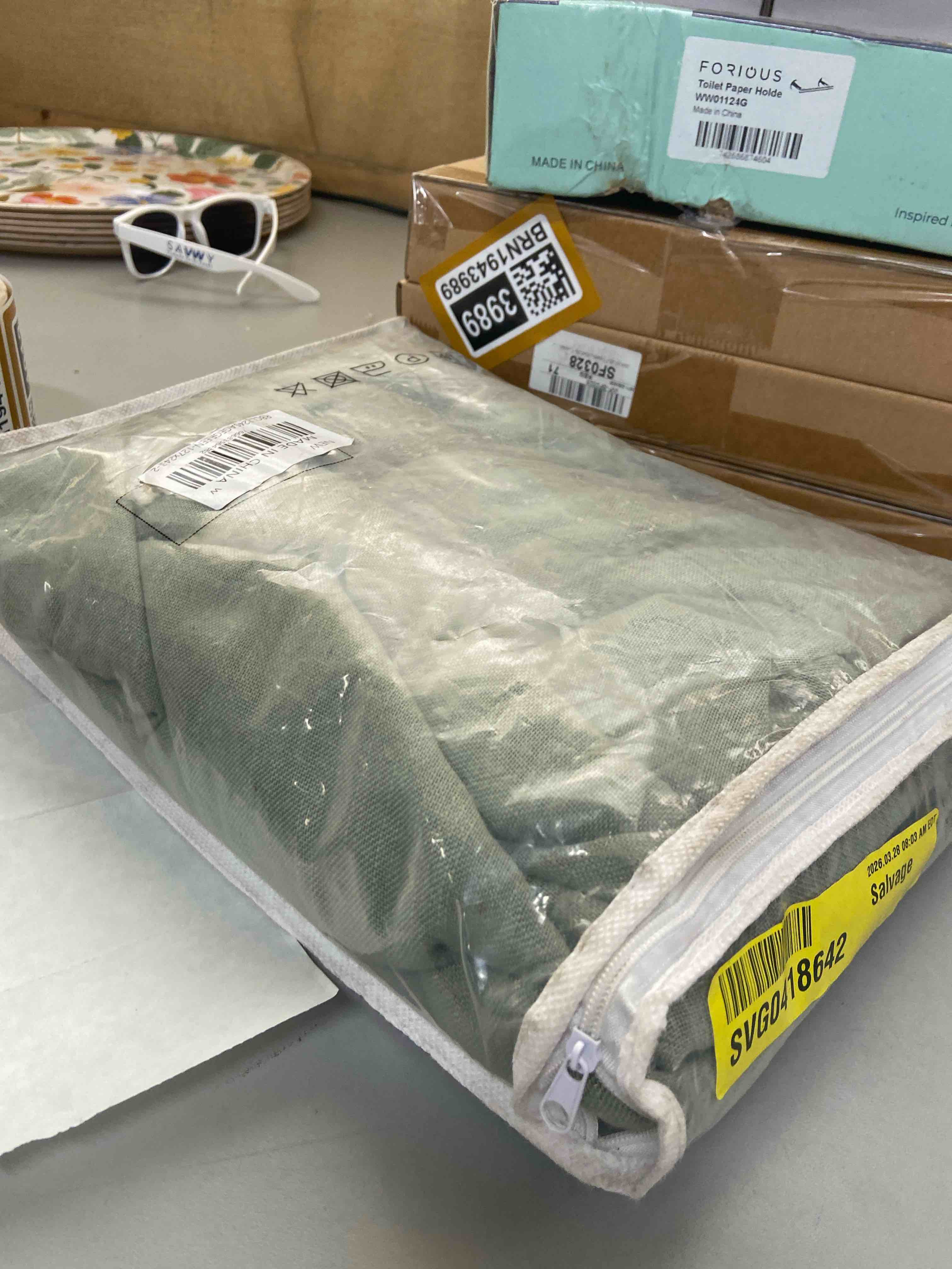 Condition photo showing New/Like New for youngstex sage green linen curtains 84 inches long for living room, light filtering drapes with bronze grommet rustic semi sheer spring decorative for dining bedroom, 52 x 84 inch, 2 panels 52"w x 84"l (pack of 2) sage