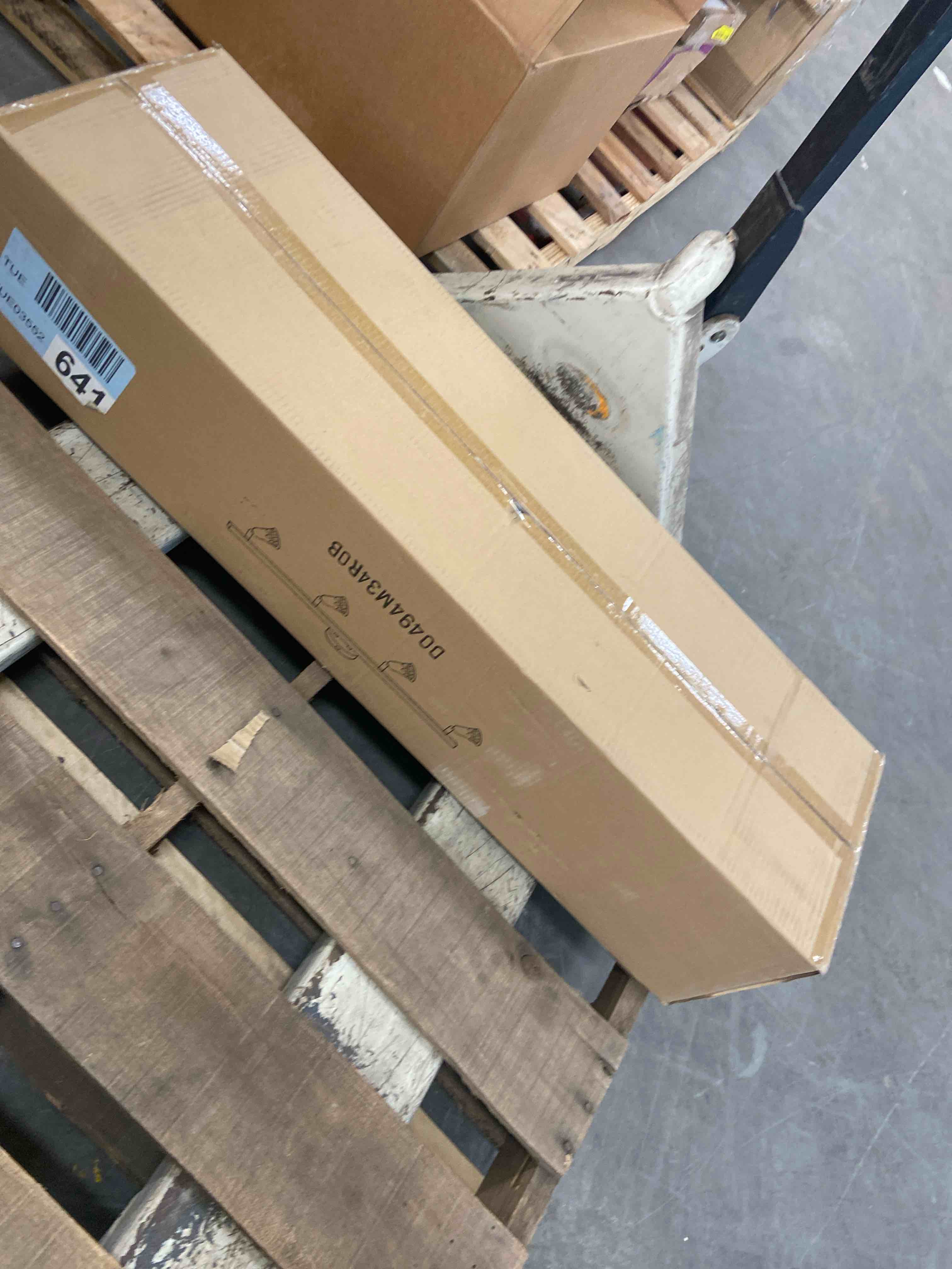 Condition photo showing New/Like New for renew 3.25 ft. 4-light brushed nickel track light fixture with adjustable heads