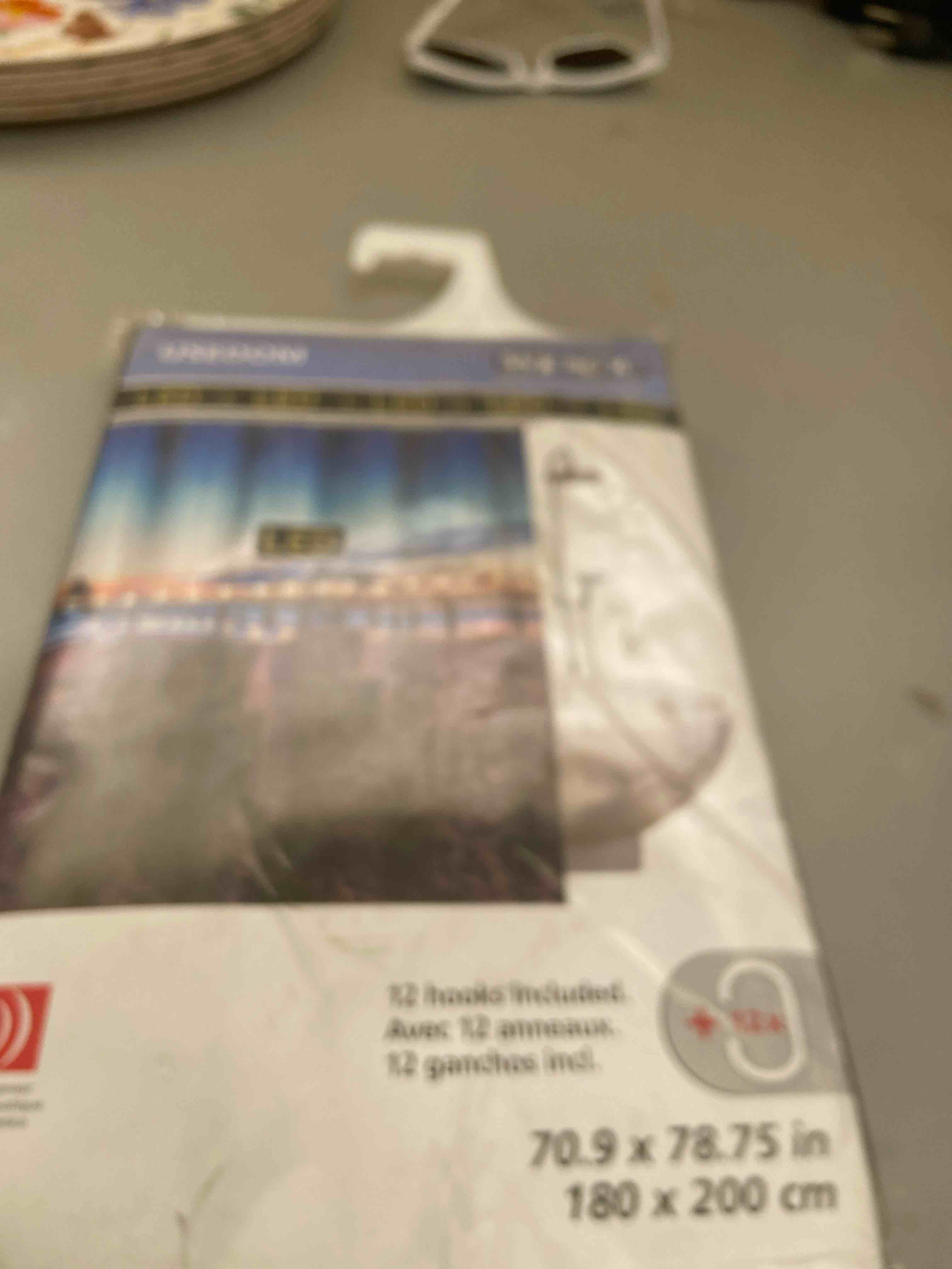 Condition photo showing New/Like New for wenko inc led usedom single shower curtain (set of 3)