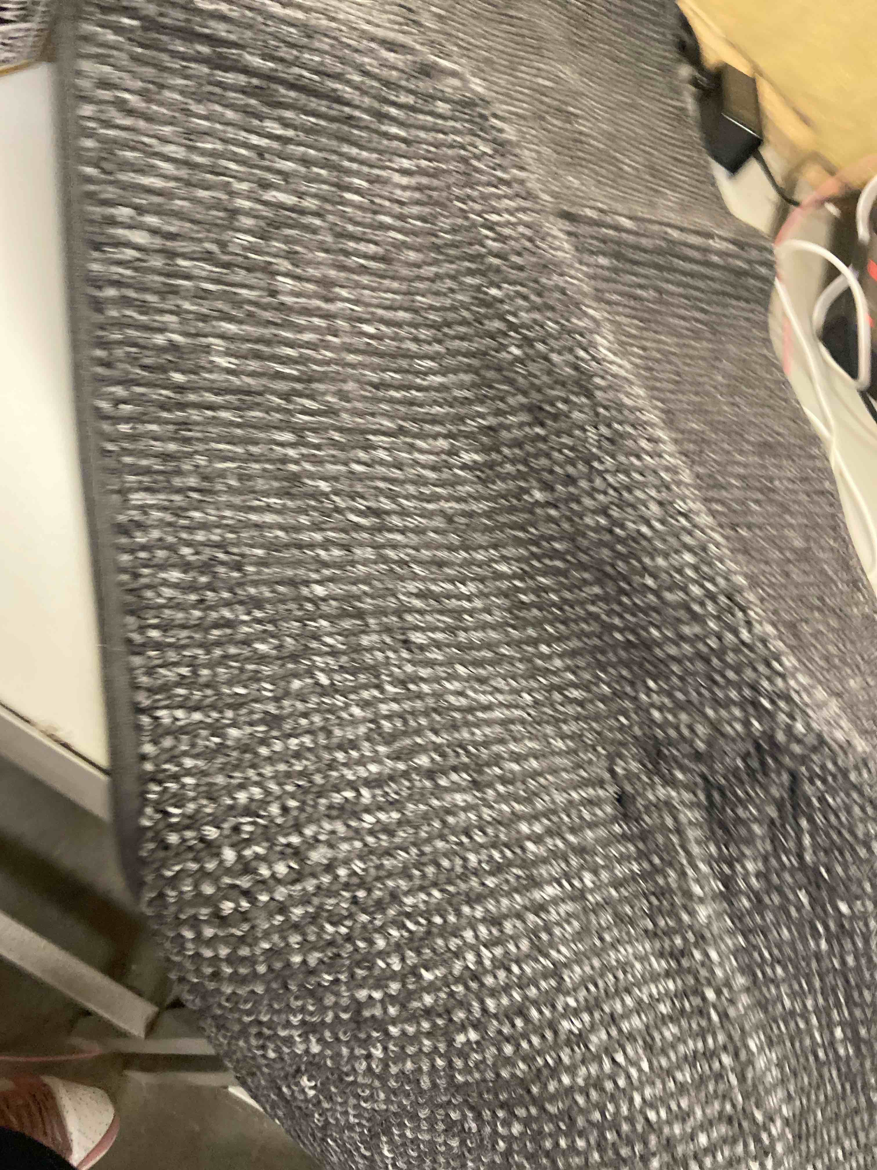 Condition photo showing New/Like New for beqhause hallway runner rugs 2x6, hallway rug non-slip washable(rolled-up no creases), runner rug absorbent stain resistant hall rug carpet runner, entryway rugs floor mat laundry room rugs, charcoal charcoal 2'x6' (runner)