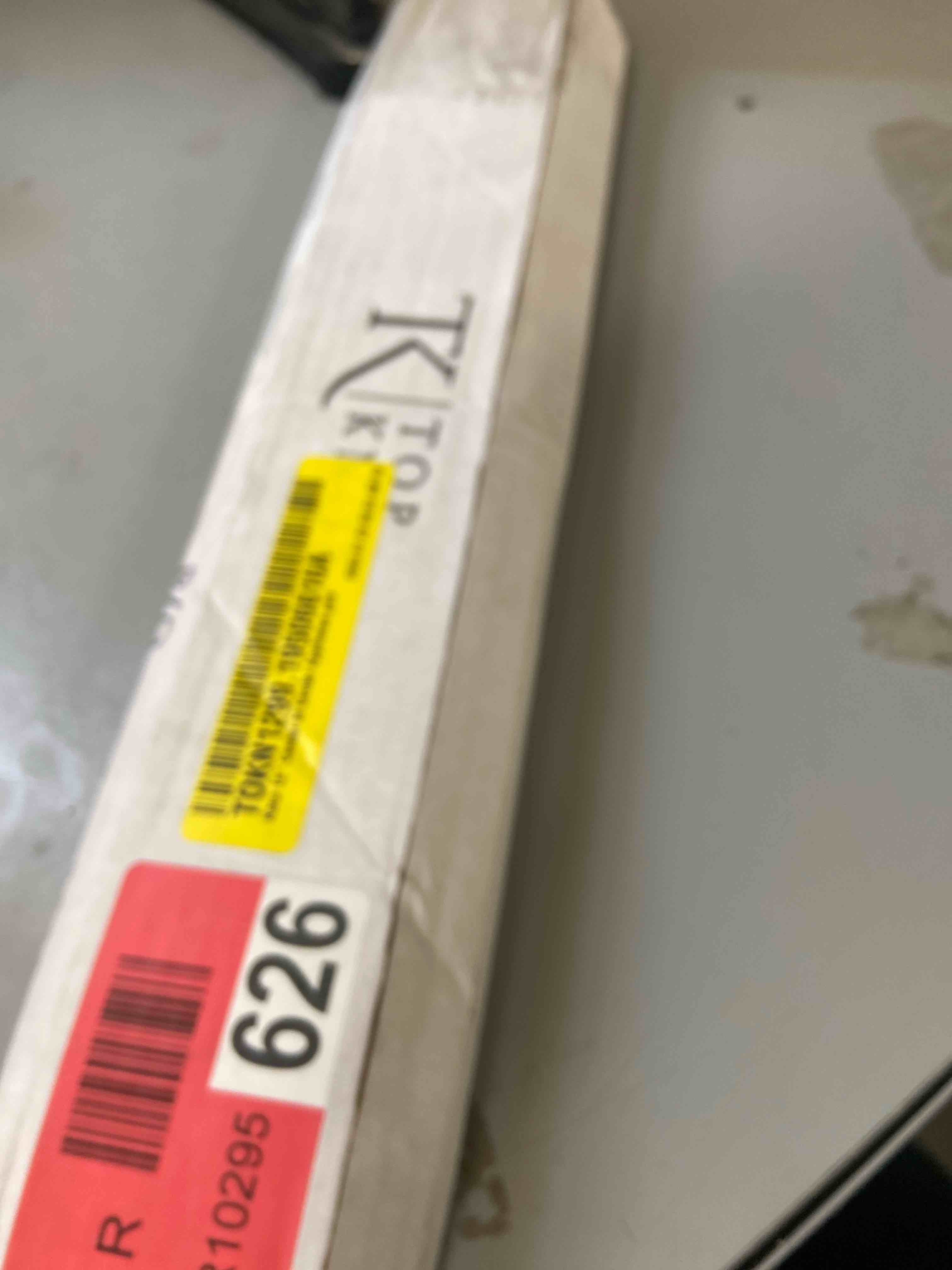Condition photo showing New/Like New for top knobs tk808orb serene collection 12" kara appliance pull, oil rubbed bronze