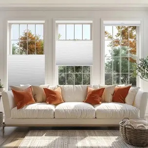 no drill no tools cellular shades top down bottor,