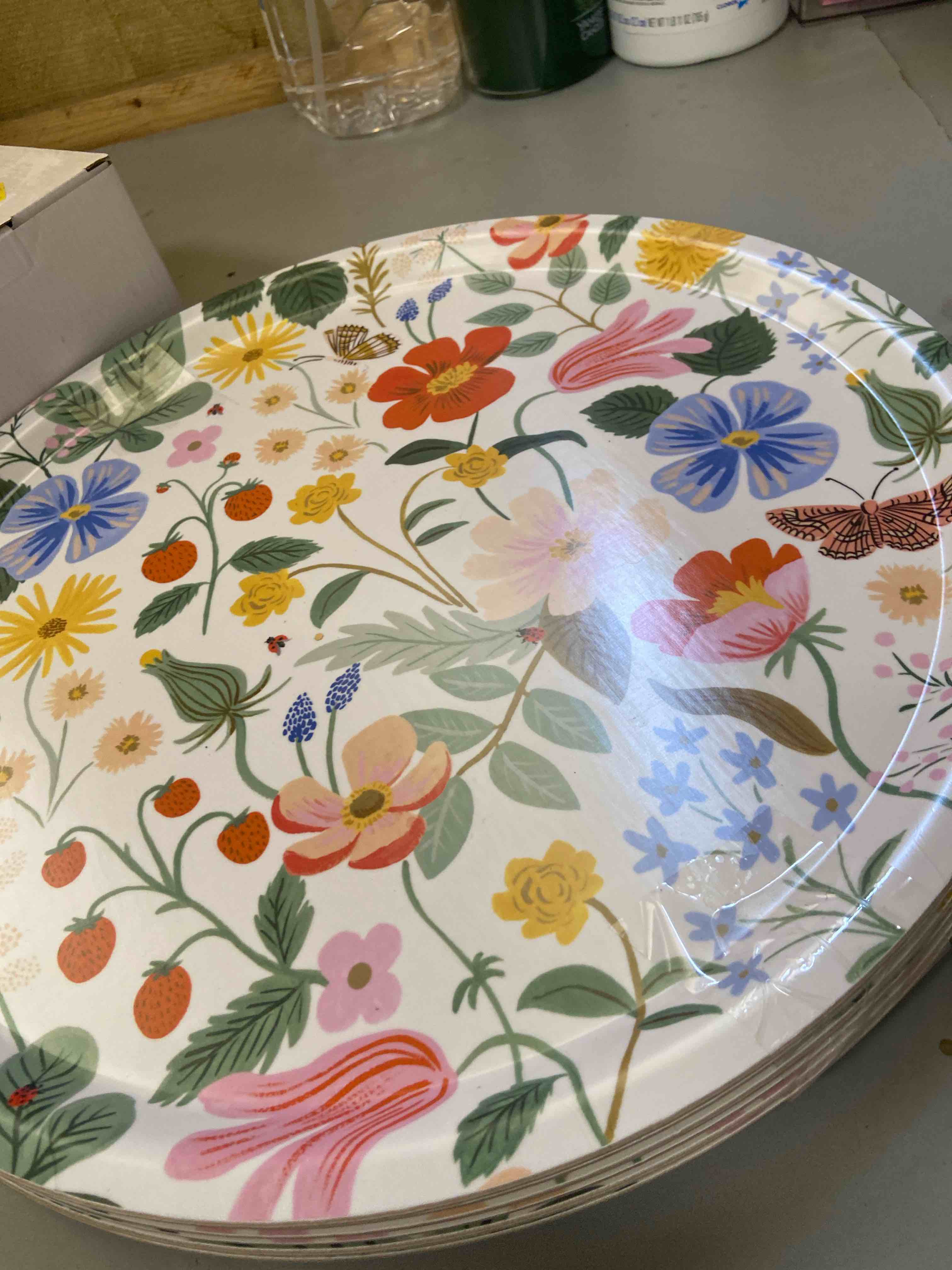 Condition photo showing New/Like New for solid wood serving trays