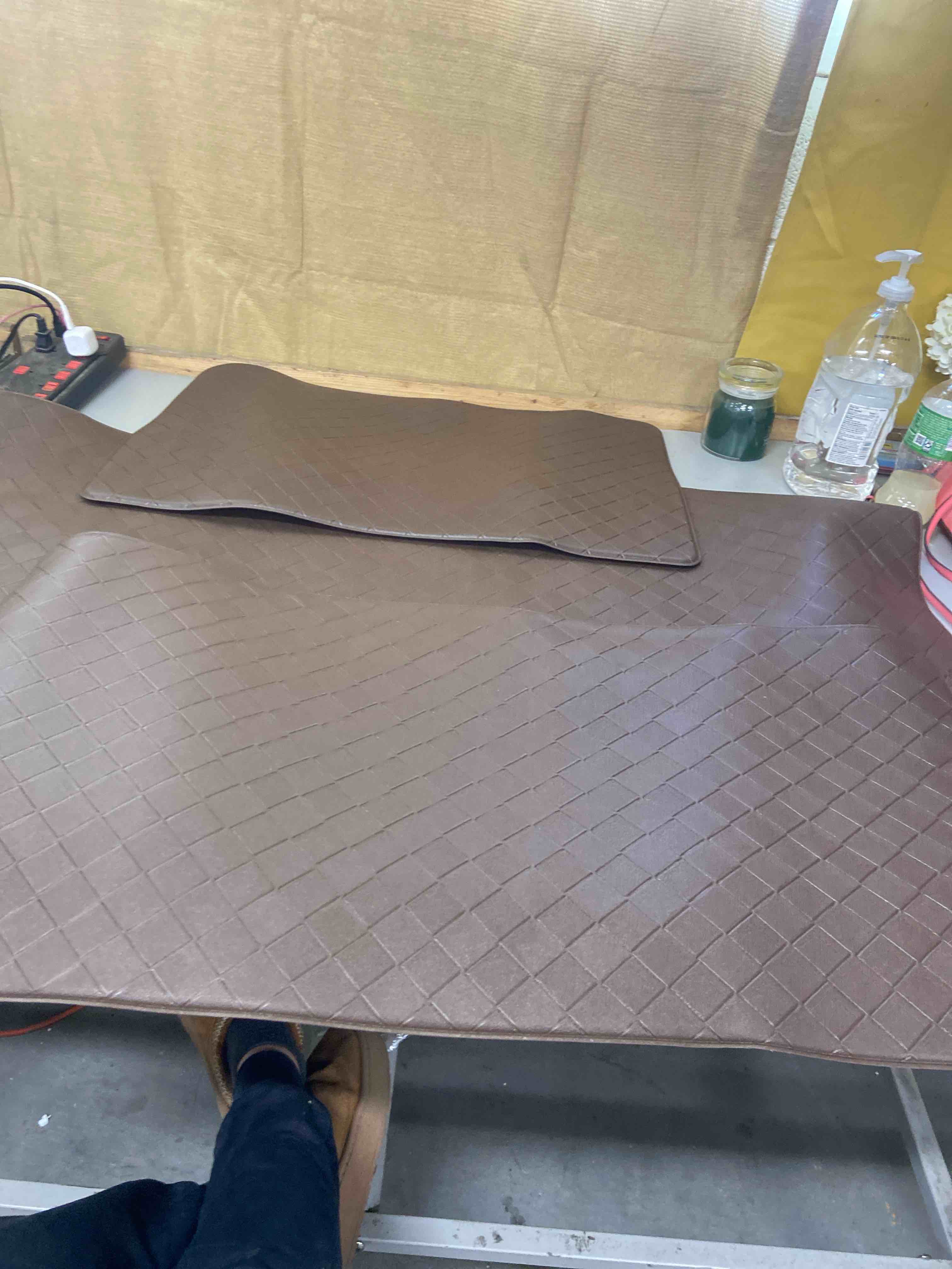 Condition photo showing New/Like New for hebe anti fatigue kitchen rug sets 3 piece waterproof kitchen mats for floor cushioned kitchen rugs and mats non slip comfort standing mat runner for kitchen,home office,sink,laundry