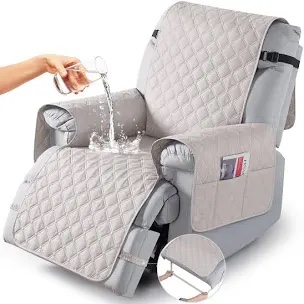 Wildee Waterproof Recliner Chair Cover Couch Covers With Pocket 