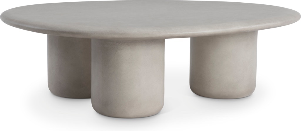 Condition photo showing New/Like New for 54” decliff cocktail table by bernhardt