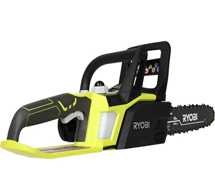 Ryobi P546 10 in. ONE+ 18-Volt Lithium+ Cordless Chainsaw (Tool Only - Battery and Charger NOT Included