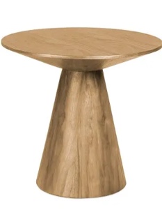 WESLEY-24 SIDE TABLE TOP OAK