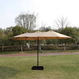 15x91 Large Double-Sided Rectangular Outdoor Twin Patio Market Ur