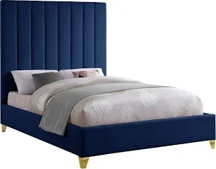 Meridian Furniture Via Velvet Bed - Full