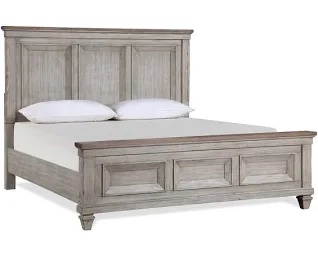 (Headboard only) MARIANA 6/6-6/0 EK/WK HEADBOARD-VINTAGE CREME