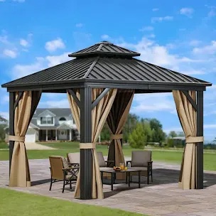 (Missing boxes) 24 x 10‘ hardtop gazebo