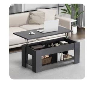 Sparta Lift Top Extendable Coffee Table With Storage