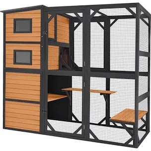 Aivituvin-AIR54 Outdoor Cat Enclosure | Large Pet Enclosure  (incomplete set)