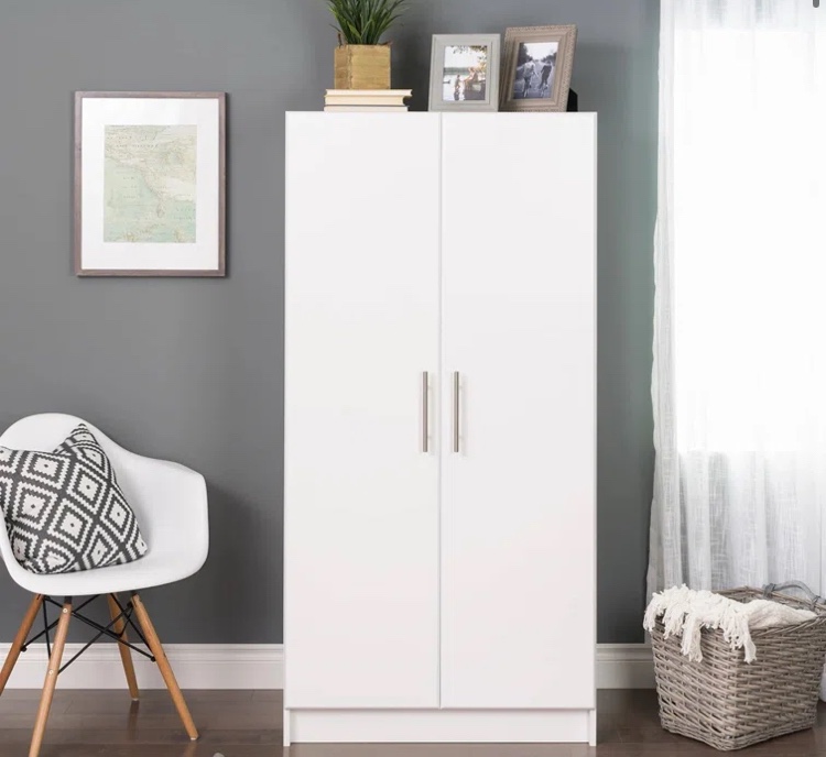 Bucholz 65" H x 32" W x 24.5" D Wardrobe Cabinet  