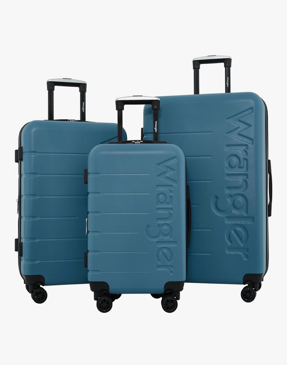 Wrangler Maverick 3 Piece Luggage Set, Blue Heaven (incomplete set)