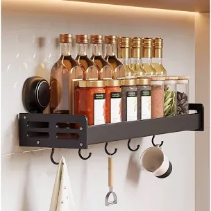 Multi Functional Wall Mounted Kitchen Storage Rack