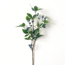 Sullivans Artificial Blue Berry And Foliage Spray 31