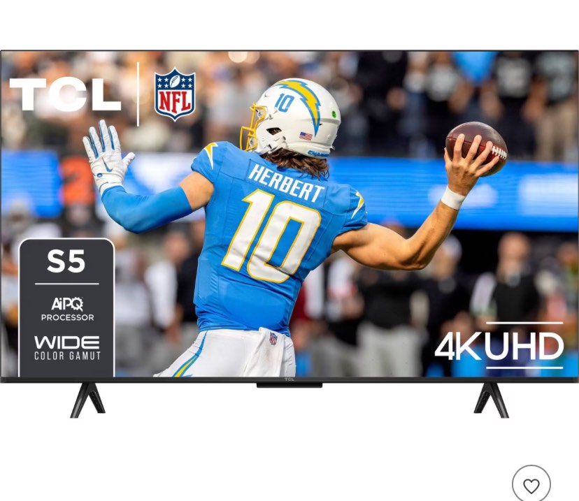 55” TCL Class S5-Series 4K UHD HDR LED Smart Google TV