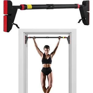 FICTOR Door Pull up Bar for Doorway, Strength Training Equipment for Home Gym, Door Frame, Non-slip Chin up Bar with No Screw Installation
