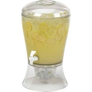 Creativeware 3-Gallon Beverage Dispenser- Poly Prop Beverage Dispenser, Clear