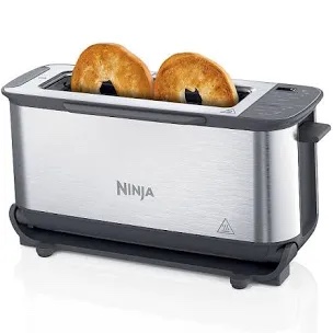 Ninja ST101 Foodi 2-in-1 Flip Toaster & Toaster Oven, 1500 Watts
