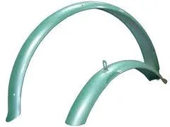 Firmstrong Beach Cruiser Bicycle Fender Set, Front/Rear, Chrome, 24"