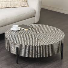 Maly Round Mother of Pearl Coffee Table